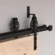 ΔΙΠΛΟΣ ΜΗΧΑΝΙΣΜΟΣ ΠΟΡΤΑΣ ΑΧΥΡΩΝΑ 200cm/300cm ΜΑΥΡΟ Φ.120 ΔΙΑΚΟΣΜΗΤΙΚΟΙ ΜΗΧΑΝΙΣΜΟΙ ΠΟΡΤΑΣ